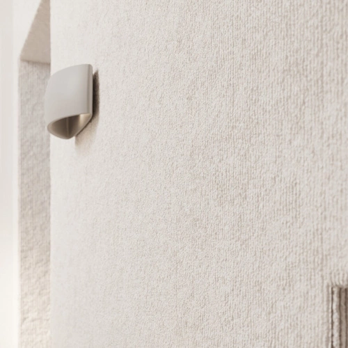 Nowoczesny kinkiet ścienny ceramiczny Pontius szary do salonu i sypialni Sollux Lighting