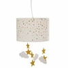 Nowoczesna lampa wisząca Gwiazdki Atmosphera biała do pokoju dziecięcego 30cm