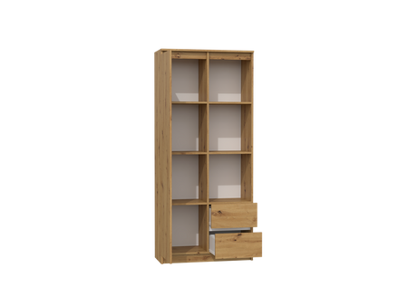 Regał Roliw Rs-80 Bily - Dąb Artisan