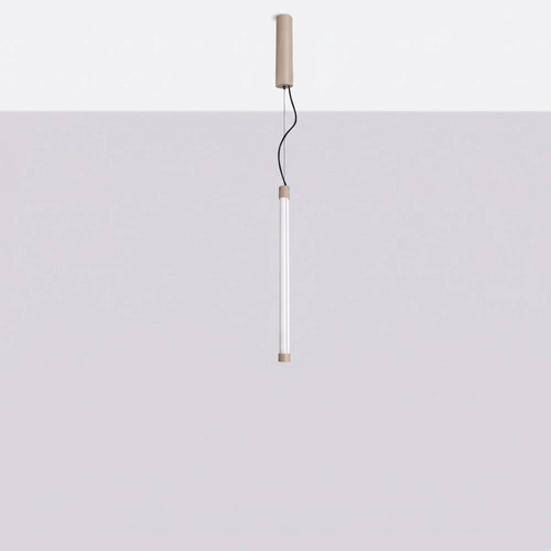 Lampa wisząca TRANG LED taupe regulowana nad wyspę do kuchni