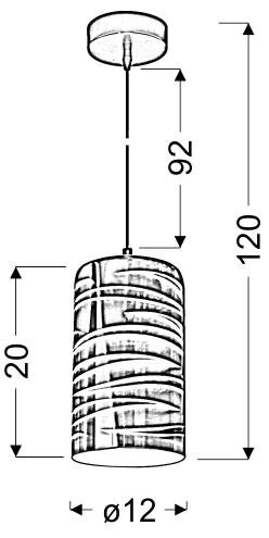 Lampa wisząca Galactic nowoczesna czarna szklana do salonu i jadalni efekt 3D