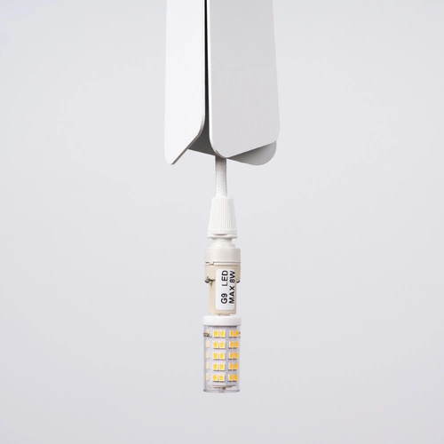 Lampa wisząca PRYSM 3P biała skandynawska 3-punktowa do salonu i nad wyspę