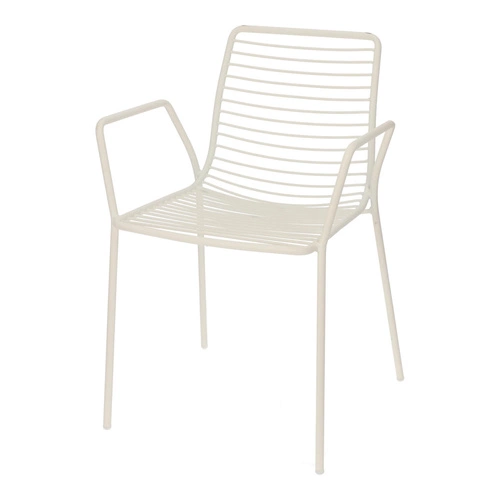 Krzesło Summer Arm białe Outlet