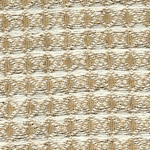 Pled Honeycomb beżowy miękki koc na kanapę lub łóżko do salonu 120x150 cm