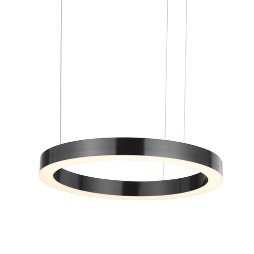 Lampa wisząca LED CIRCLE Step into Design 60+80 cm szara regulowana do salonu