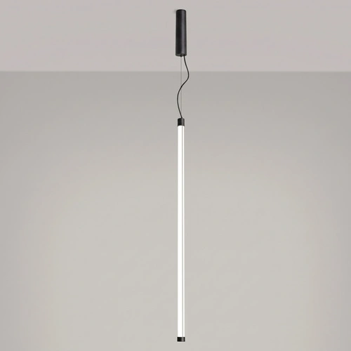 Lampa wisząca TRANG 100 czarna LED regulowana nad wyspę