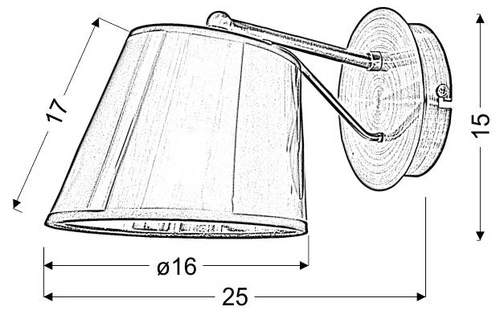 Kinkiet ścienny Cortez nowoczesny czarny metalowy do sypialni i salonu CANDELLUX LIGHTING
