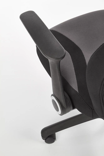 Fotel biurowy ergonomiczny Ufiz szary obrotowy z regulacją wysokości do biura Intesi