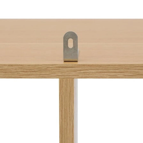 Szafka stojąca Tasso z 4 półkami do salonu i przedpokoju naturalna modułowa boho 5five