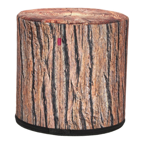 Pufa okrągła Acacia Intesi nowoczesna kolorowa do salonu lub sypialni styl boho 40 cm