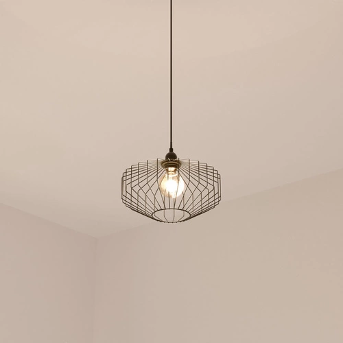 Lampa wisząca Azur czarna nowoczesna metalowa regulowana do salonu i jadalni 30,5 cm