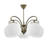 Lampa wisząca Orbit 5x60W E27 patynowa miedź