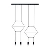 Lampa wisząca LINEA-4 LONG czarna 70 cm