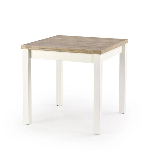 Stół Nalma dąb sonoma / biały 80/80-160cm