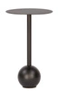 Stolik kawowy okrągły metalowy czarny Boll 30 cm nowoczesny loft do salonu NORDIFRA