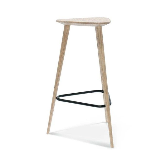 Hoker drewniany tapicerowany Finn Fameg personalizowany 78 cm nowoczesny do kuchni i jadalni