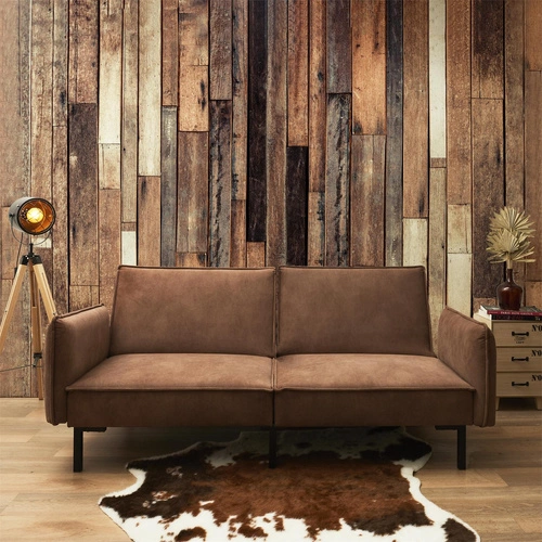 Sofa rozkładana Canif brązowa