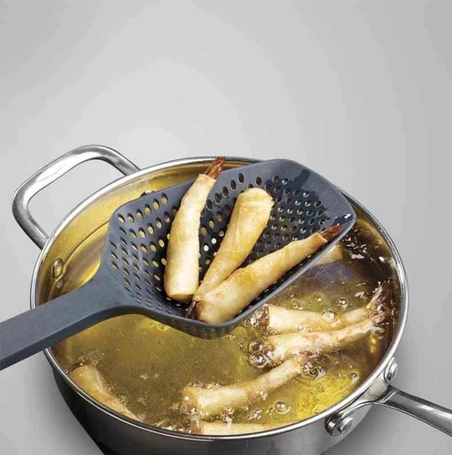 Łyżka cedzakowa, Scoop Plus Large JJ szary/zielony