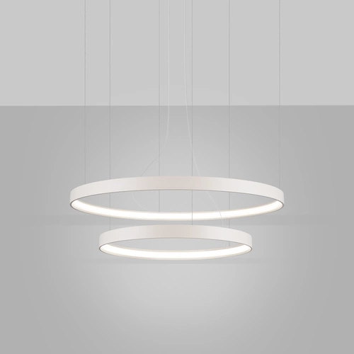 Żyrandol LED RIO 2 nowoczesny beżowy 78 cm do salonu i jadalni z regulacją