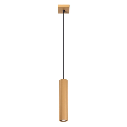 Lampa wisząca KARBON 1 złoty