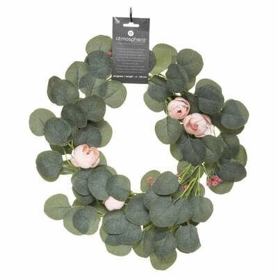 Sztuczna girlanda eukaliptusowa Atmosphera boho 130 cm nowoczesna dekoracja do salonu