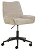 Fotel biurowy obrotowy Eddie beżowy nowoczesny do biurka Actona