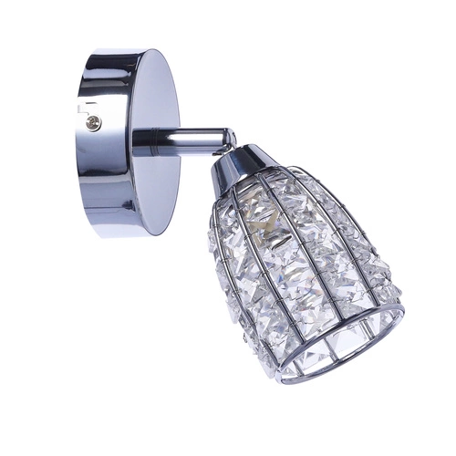 Kinkiet Shiba lampa chromowy 1x15W G9  klosz bezbarwny