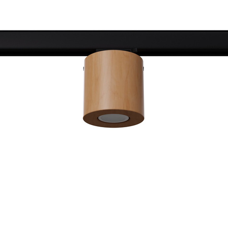 Plafon ORBIS naturalne drewno GU10 3000K  7W 510lm #B