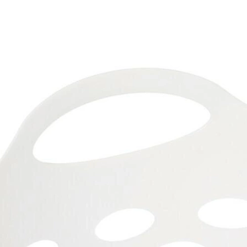 Nowoczesny biały kosz na pranie 28 l 5five simply smart do łazienki okrągły z polietylenu