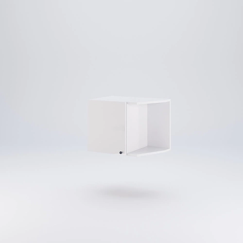 Nadstawka z półką Flory 1 drzwi biały połysk