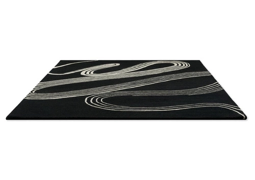 Dywan nowoczesny wełniany Decor Flow Caviar 200x280 do salonu i sypialni łatwy w czyszczeniu