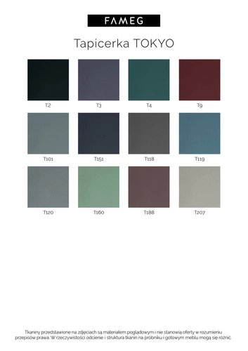 Krzesło tapicerowane Fameg Novo personalizowane drewniane do jadalni i kuchni nowoczesne