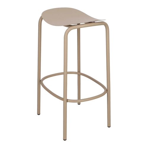 Hoker Trick szary metalowy nowoczesny bez oparcia do kuchni i ogrodu 65 cm SCAB Design