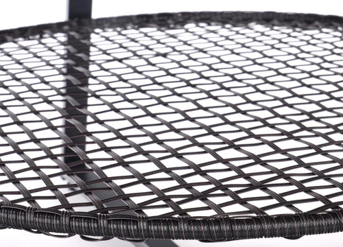 Okrągły stolik kawowy Florence 80 cm skandynawski dębowy z półką do salonu Intesi