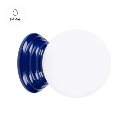 Kinkiet ZORI ultramaryna IP44 nowoczesny do łazienki i korytarza