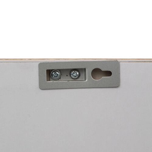 Lustro prostokątne First naturalne 34x44cm do przedpokoju w drewnianej ramie na ścianę