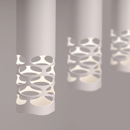 Nowoczesna lampa wisząca LIRO 3L biała metalowa do salonu i kuchni SOLLUX LIGHTING