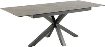 Stół rozkładany do jadalni Heaven 168/210x90 czarny industrialny blat ceramiczny Actona