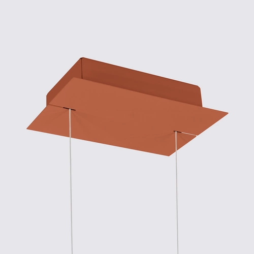 Lampa wisząca LED RIO 55 czerwona nowoczesna regulowana nad stół do salonu lub kuchni