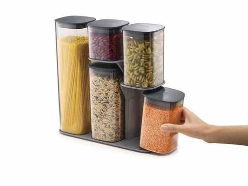 Zestaw 5 pojemników JJ czarny