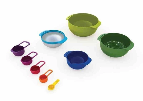 JJ - Zestaw przyrządów kuchennych NEST 9 multikolor