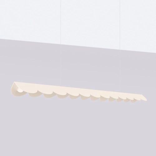 Lampa wisząca LED BISCUIT nowoczesna beżowa regulowana do salonu kuchni i jadalni