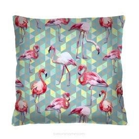 Poduszka dekoracyjna welurowa Laguna do salonu i sypialni antyalergiczna multikolor 40x40