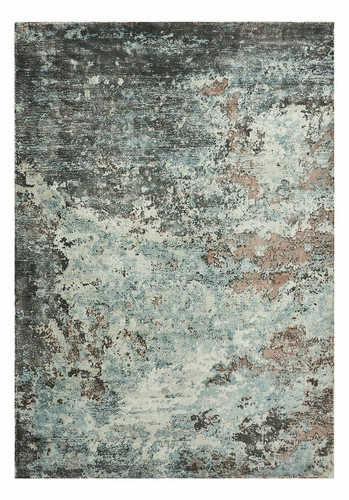 Dywan nowoczesny Sintra Teal Peach 160x230 z wiskozy do salonu i sypialni Carpet Decor