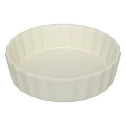 Ceramiczna forma do tarty 12 cm beżowa do pieczenia mini tart 5five simply smart łatwe czyszczenie