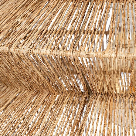 Lampa wisząca boho Liza Juta Atmosphera regulowana do salonu i jadalni D38 cm