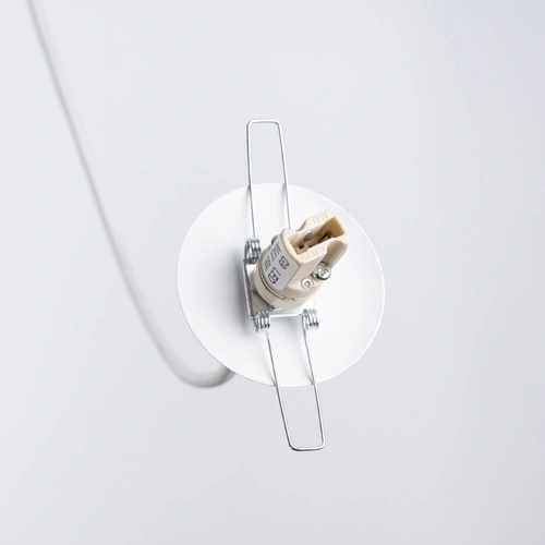 Lampa wisząca BRINA biała nowoczesna do salonu i jadalni stalowa rozproszone światło