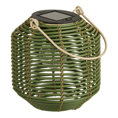 Lampion ogrodowy Crewe solar LED House Nordic zielony IP44 na taras i do ogrodu