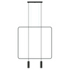 Lampa wisząca RANA 2 czarna