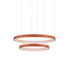 Żyrandol RIO 2 55/78 ochra czerwona LED  3000K